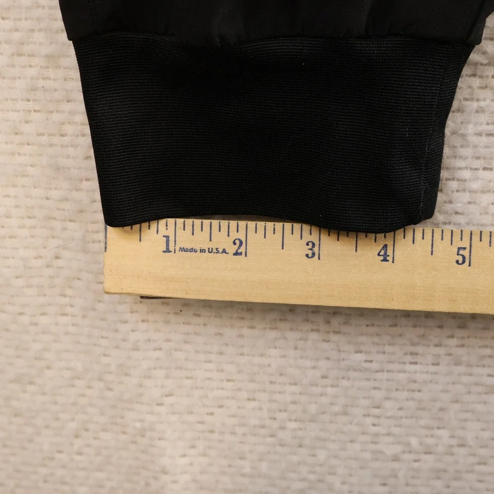 Northyard Mens L Jogger Pants Black Athletic Techwear Stretch Zipper Pockets